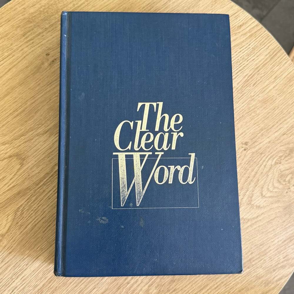 The Clear Word Jack J. Blanco Hardcover Inscribed third addition Bible